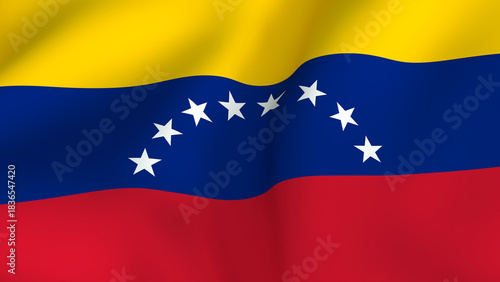 Waving Flag of Venezuela, National Symbol with Yellow, Blue, Red Stripes and Eight Stars Free Download Waving Flag of Venezuela, National Symbol with Yellow, Blue, Red Stripes and Eight Stars - GFXLoad