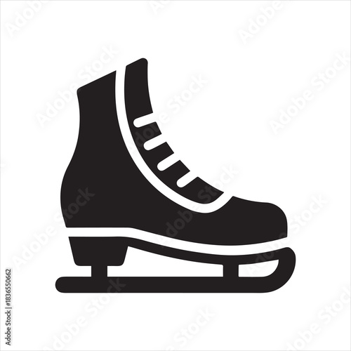 ice skates icon vector illustration