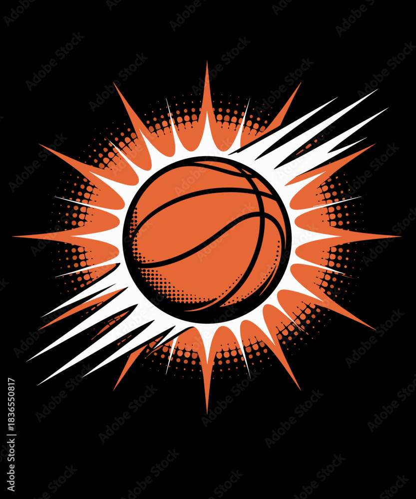 Obraz premium Basketball Player Vintage Basketball Lover