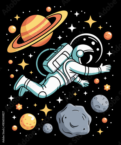 Astronaut Basketball Sports Space Astronomy Funny