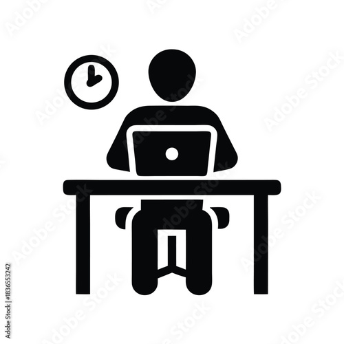 Person works on a computer with coffee, illustrating remote work and digital lifestyle