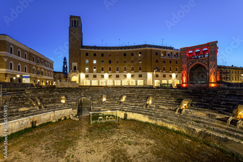 Roman Amphitheatre in Lecce, Italy