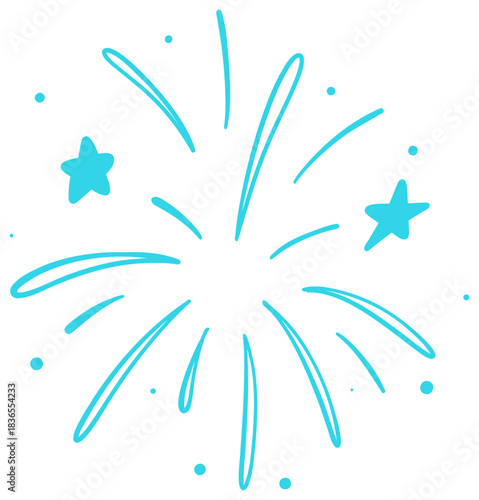 Firework Explosion Illustration