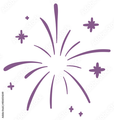Fireworks Display Illustration