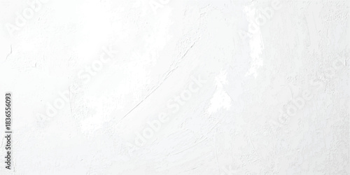 White grunge concrete wall texture background for interior design projects.