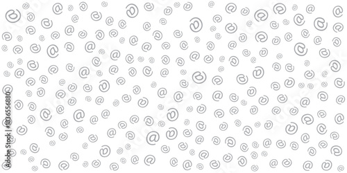 Seamless email background. vector eps10
