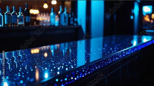 Video A bar with a lot of empty and full beer and wine bottles on the counter