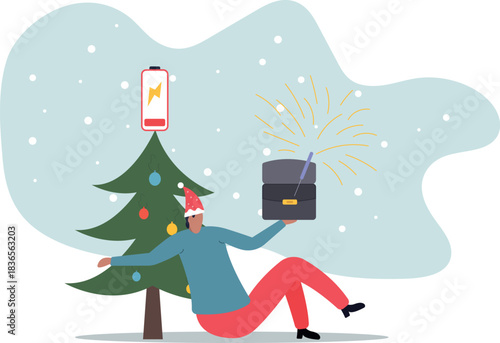 Exhausted and fatigue from hard work, stressed or anxiety from unhealthy work or depression and burnout, low energy or motivation.about a man and his life.