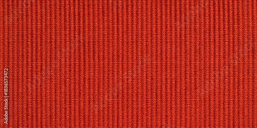 Seamless, textured red carpet or wool fabric textile material background design