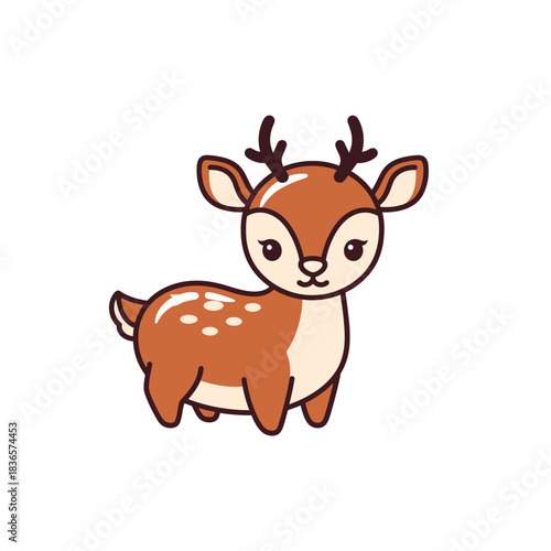 Baby-deer-standing