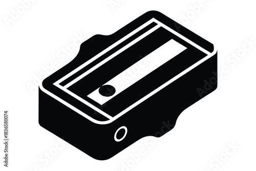 sharpener vector icon silhouette illustration