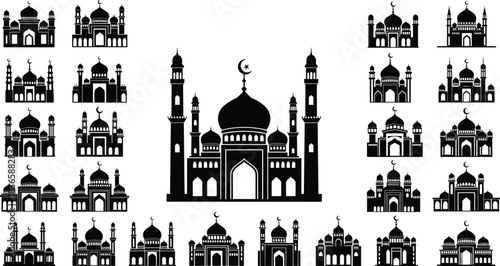 Vintage Full-Rigged Tall Sailing Ship Vector Black and White Engraving Style Illustration Historical Nautical Vessel Ocean Voyage Adventure Transportation.