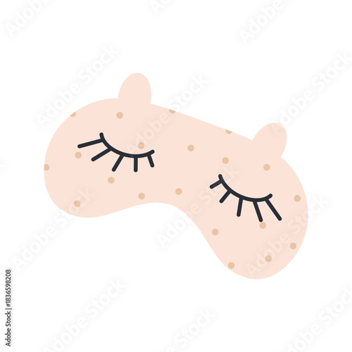 Cosmetic products and beauty care items in soft pastel illustrations