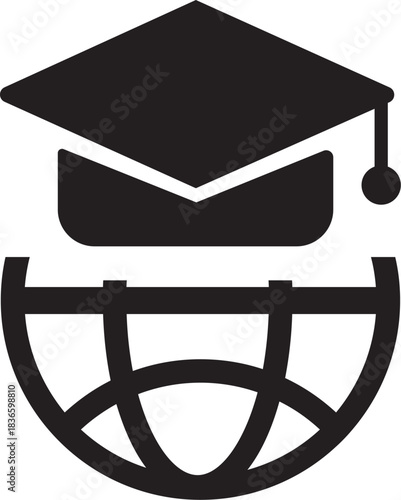 Global Education Graduation Icon