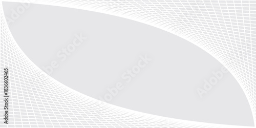 Graphic frame made on  net white net