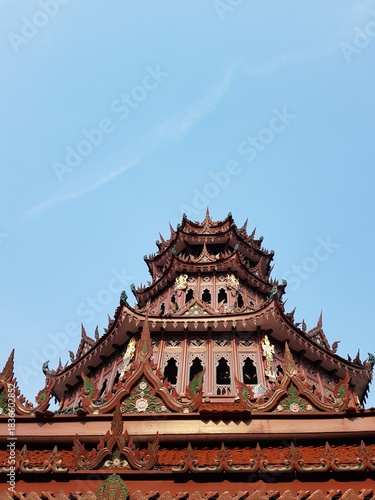 Wallpaper Mural Chinese Temple Against Clear Blue Sky Torontodigital.ca