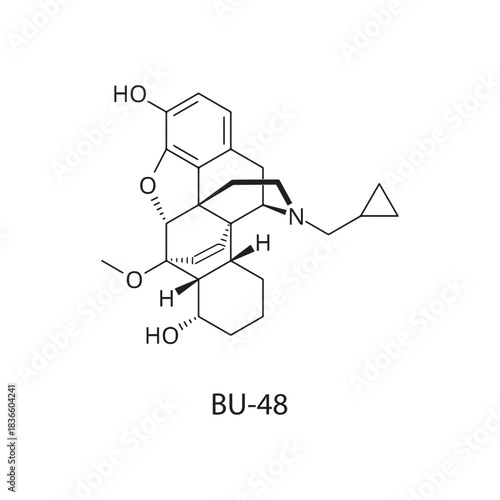 BU-48 Molecular Structure Diagram
