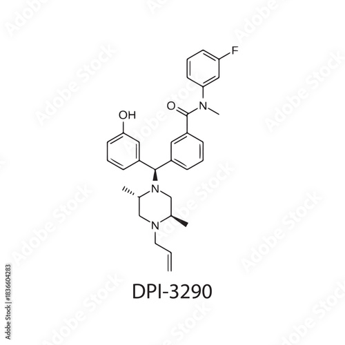 DPI-3290 Chemical Structure Illustration