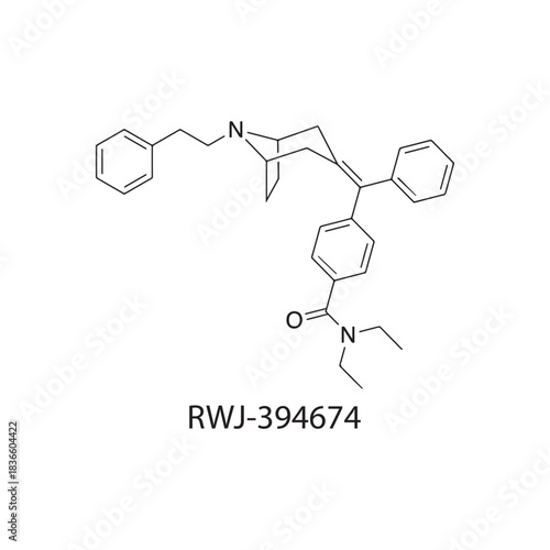 RWJ-394674 Chemical Structure Illustration