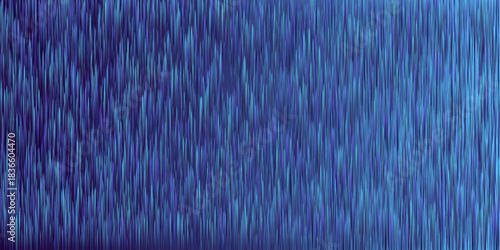 Abstract blue vector background with vertical pixel sorting effect, glitched lines, dynamic light rain, or digital waterfall texture.