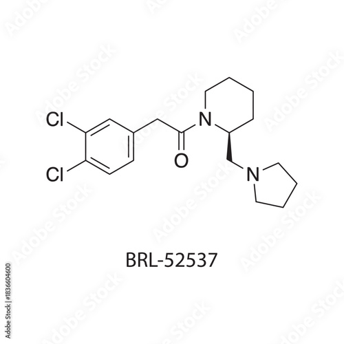 Ciprefadol Chemical Structure Vector