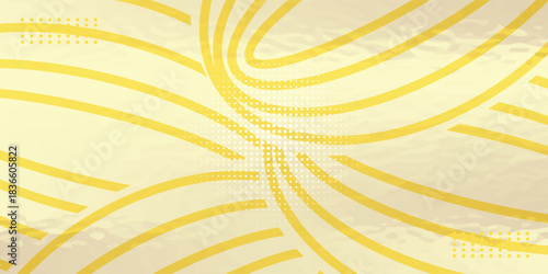 Spaghetti background, yellow noodles. vector illustration.