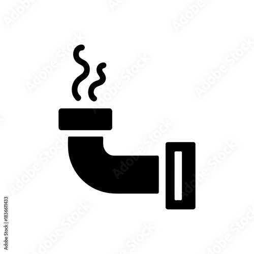 Plumbing Pipe Connection Icon.