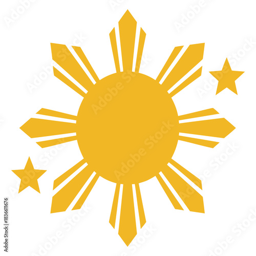 Philippine sun and stars emblem