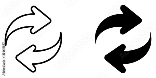 swap exchange arrow icon symbol