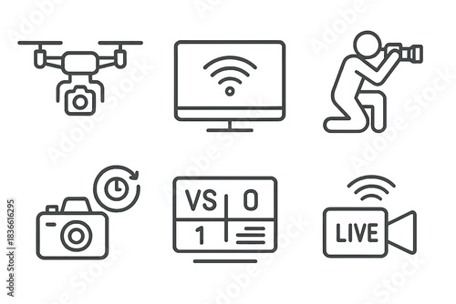 Man is taking a picture with a camera