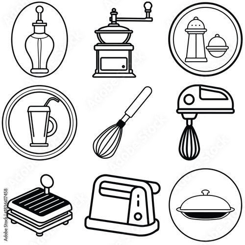 Vintage soda siphon diagram illustration