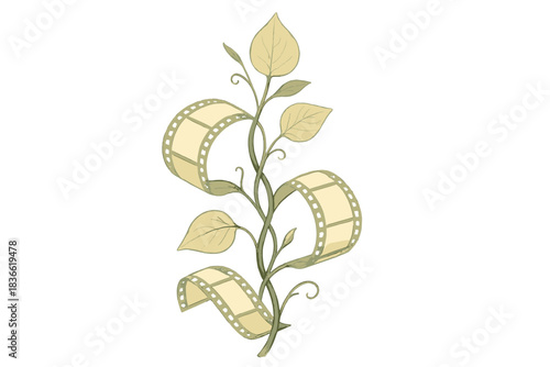 money tree growing from coins