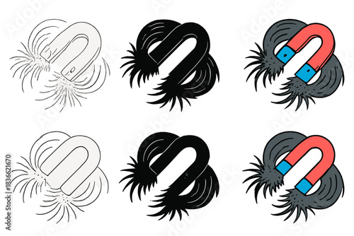 Magnetic Sand Artistry. Magnet near iron sand forming soft clustered arcs, natural physics shaping artistic form, first in line