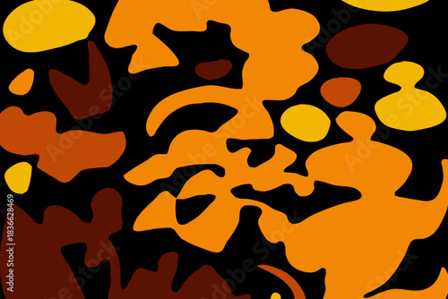 Abstract pattern. Illustration for printing on wall decorations. For use in graphics.