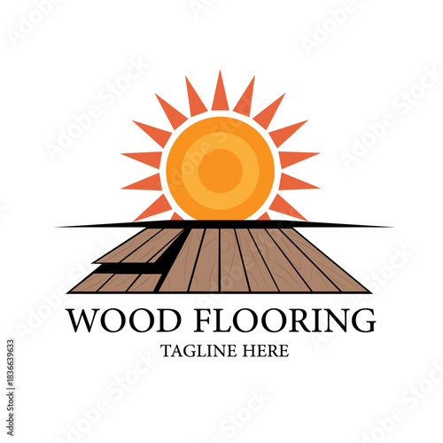 wood Flooring logo, Wood Flooring Company Logo, Timber Plank Icon Vector, carpenter logo, wood vector