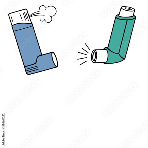 Effective asthma relief with inhaler treatment, empowering healthy breathing and respiratory care with modern medical solutions for wellness