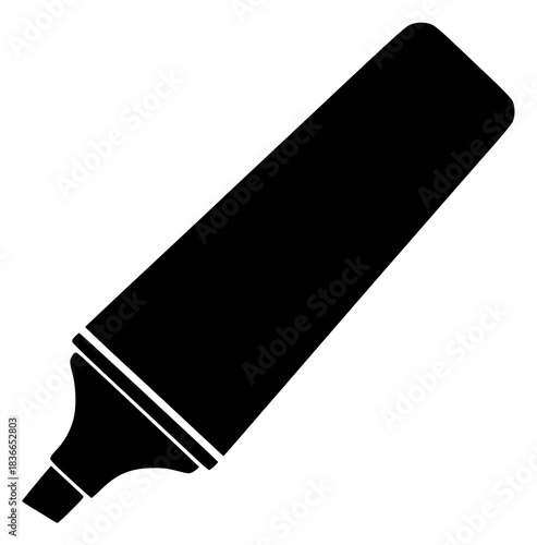 A black and white silhouette of a tube of toothpaste, black, flat, fountain pen, icon, illustration, ink, pen, profile, roller, rolling pin, scroll, tool, against transparent background