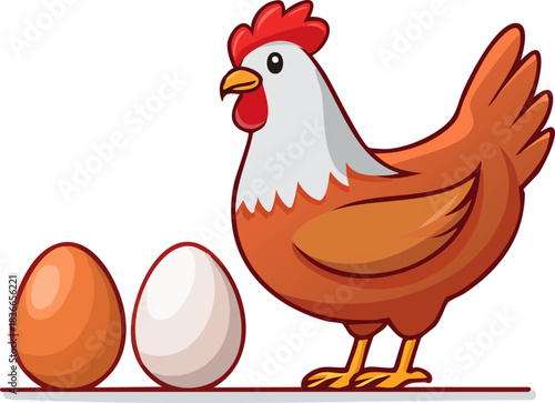 chicken and eggs