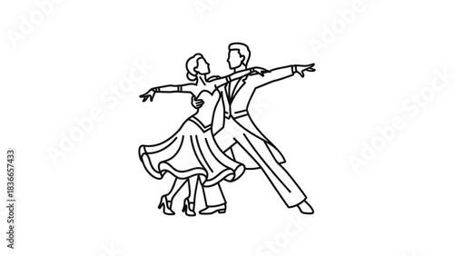 Creative Detailed Jive Dance Step Vector Illustration | Swing Dance Footwork Diagram | Energetic Jive Steps Guide