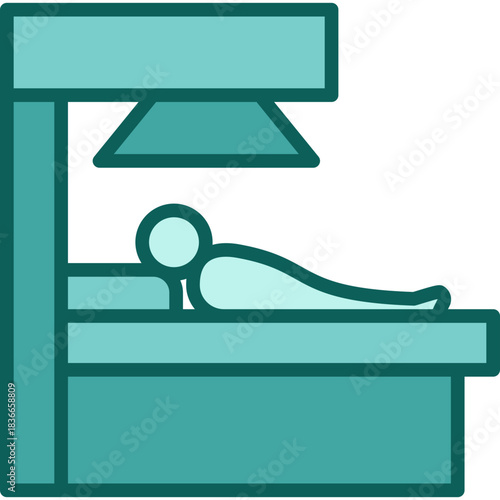 Radiotherapy solid icon