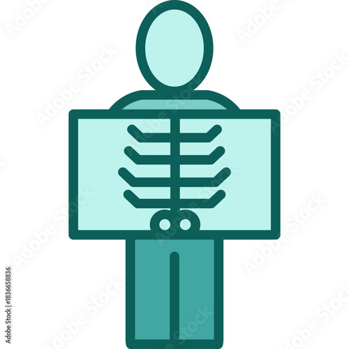 Radiology solid icon