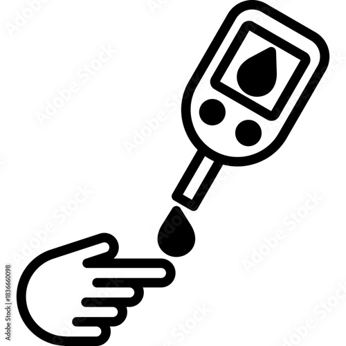 Diabetes Test mixed icon