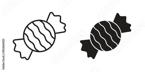 Candy icons logo design, Pictogram Icons