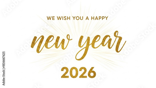 A festive New Year greeting. vector illustration