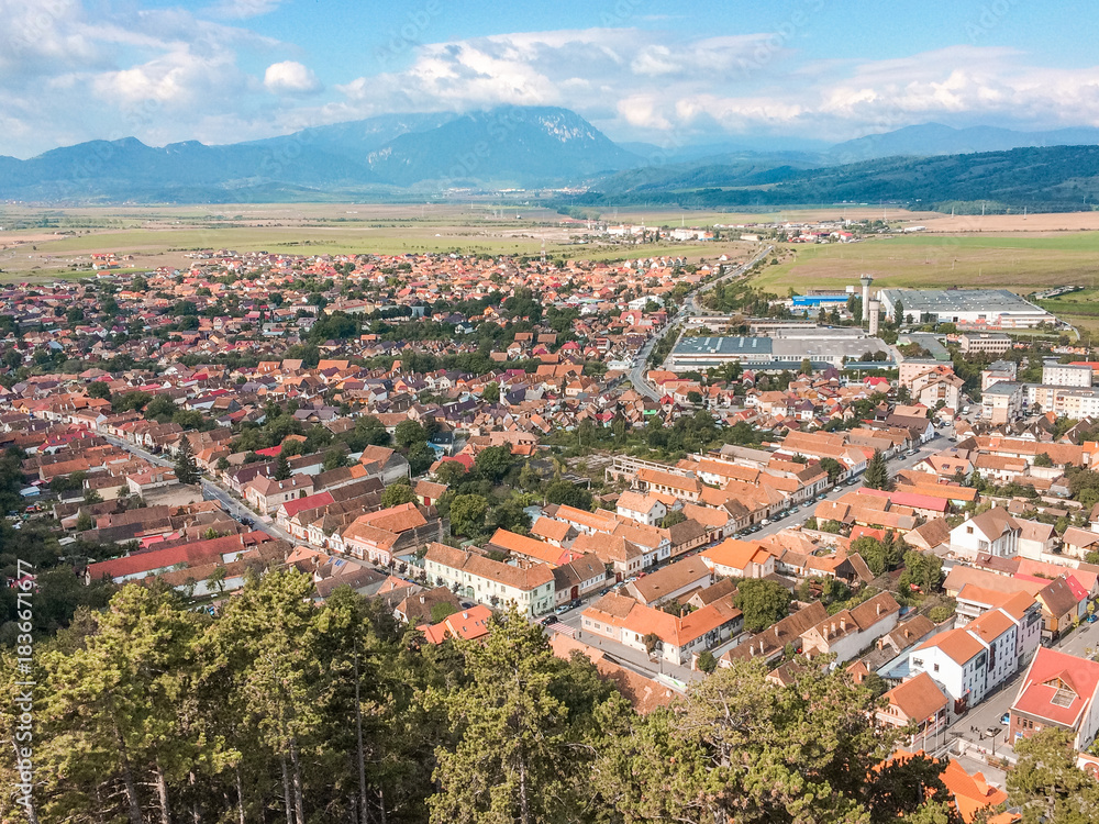 Obraz premium View from Rasnov Fortress Transylvania Romania 