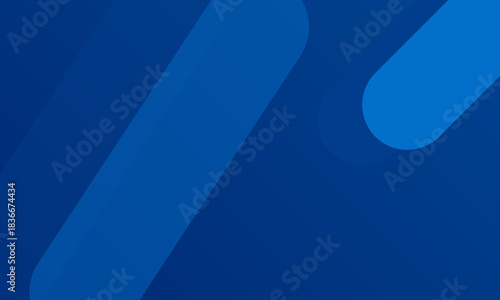 Abstract blue background with glowing geometric lines. Modern blue gradient