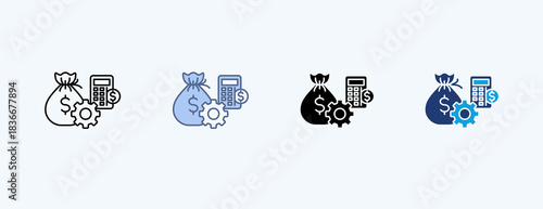 Management Multiple Icon Illustration Vector