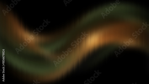 Ribbed glass texture background. Green and bronze ripple glass gradient. Sharp ribbed distortion, cinematic glow, futuristic texture background