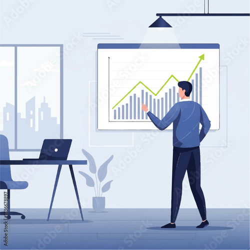 Secure financial savings concept with an open safe and checkmark, illustrating successful asset protection and wealth management in a clean vector style