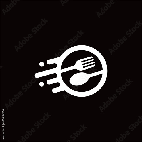 food delivery service logo design